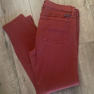 Lucky Brand Jeans, Women Size 12, Rust Color